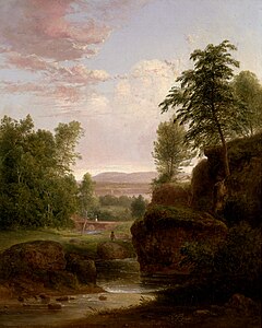 View toward the Hudson River, 1839, Princeton University Art Museum