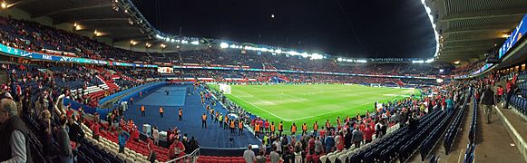 View of the pitch during UEFA Euro 2016.