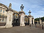 Buckingham Palace forecourt gates