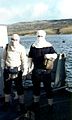 Sailors during the Falklands War wearing anti-flash gear.