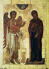 Ustyug Annunciation became the main icon of the Cathedral of the Annunciation, Moscow