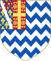 Arms of the Tocco family, the last rulers of the County