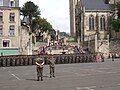 Ceremony of dissolution of the Tactical Richelieu Group/Battalion on July 7, 2011, following the return from a mission.