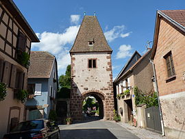 The tower in Bœrsch