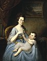 Mrs. David Forman and Child (c. 1785), Brooklyn Museum