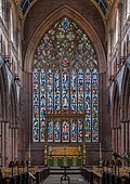 East window of Carlisle Cathedral, with curvilinear tracery (about 1350)