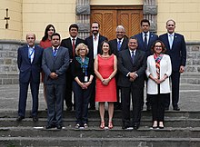 A photograph of the mayors of several Ibero-American capital cities