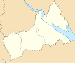 Location of reservoir in Ukraine