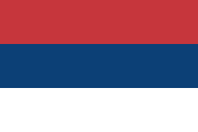 2:3 Flagge des Fürstentums Serbien, 1835–1882