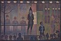 Circus Sideshow (Parade de cirque) (1887–88) by Georges Seurat. Bequest to the Metropolitan Museum of Art.