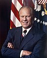 Image 15Gerald Ford, a politician from Grand Rapids who was elected to the House of Representatives thirteen times and also served as House Minority Leader and then Vice President, became the 38th President of the United States after the resignation of Richard Nixon. (from History of Michigan)