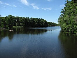 Leonards Pond in Rochester, Massachusetts