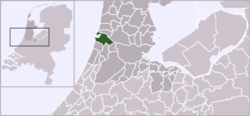 Within North Holland; and the Netherlands (inset, left)