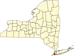 Karte von Kings County innerhalb von New York