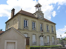 The town hall in Moisson