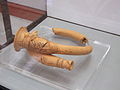 Iberian Celtic trumpet or bugle made from clay, 2nd-1st century B.C., Iberian Peninsula.