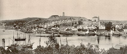 Tønsberg in January 1908