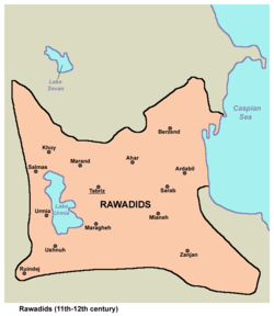 Rawadids in the 11th and 12th centuries