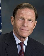 Photograph of Richard Blumenthal, the current senior senator from Connecticut
