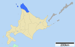 Location of Sōya Subprefecture