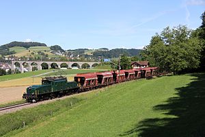 Be 6/8 III 13302 with a special train in 2012