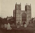 Southwell Minster without the spires, which were removed in 1805 and replaced in 1879-81