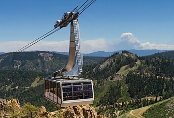 Aerial tram to High Camp