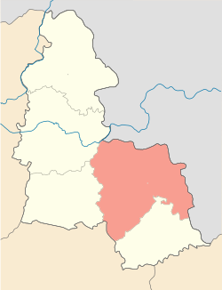 Raion location in Sumy Oblast