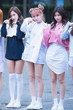 MiSaMo in 2016 * (From left to right: Mina, Momo, and Sana)