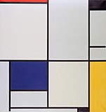 Piet Mondrian, Tableau I, 1921, De Stijl