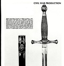 U.S.M.A. Ames 1850 Cadet Sword