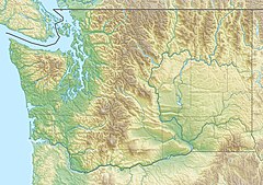 Thunder Creek (Washington) is located in Washington (state)