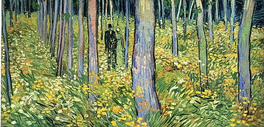 Vincent van Gogh: Undergrowth with Two Figures, 1890