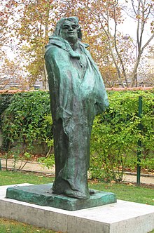 Monument to Balzac in the courtyard of Musée Rodin, Paris