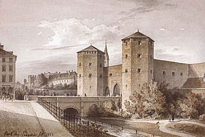 Westlicher Stadtgrabenbach 1862