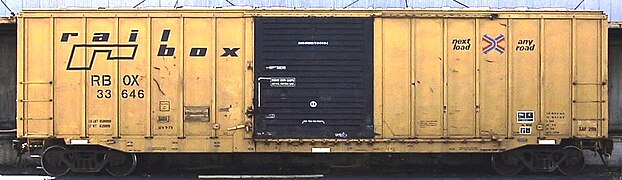 U.S. type Railbox boxcar