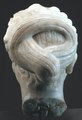 Female bust (Julia), verso, 1st–2nd centuries AD, Lusitania, Roman period