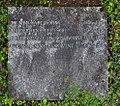 Carl Bohny (1856–1928,) Arzt, Präsident des Schweizerischen Roten Kreuzes, SRK. Grab auf dem Friedhof Wolfgottesacker, Basel