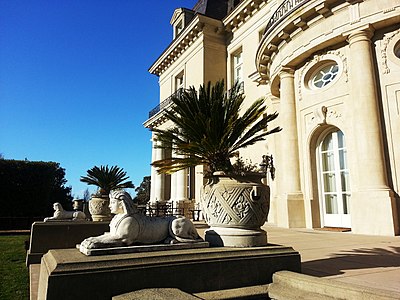 Carolands Chateau- West Terrace and Sphinx 2013