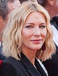 Photo of Cate Blanchett at the 2018 Cannes Film Festival.