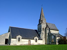 The church in Parnay
