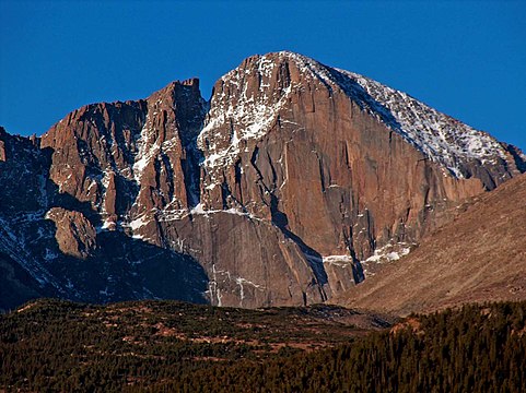 22. Longs Peak in Boulder County, Colorado