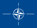 Compass rose depicted in the NATO flag