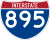Interstate 895 marker