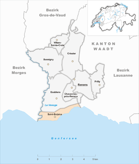 Karte von Saint-Sulpice