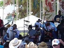 Keith Frank and the Soileau Zydeco Band play the Bridge Crawfish Festival May 2007.