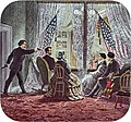Assassination of Abraham Lincoln on April 14, 1865, Ford's Theatre, Washington D.C., United States