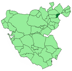 Location of El Gastor