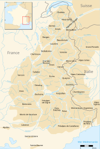 Klassische französische Einteilung der Alpen