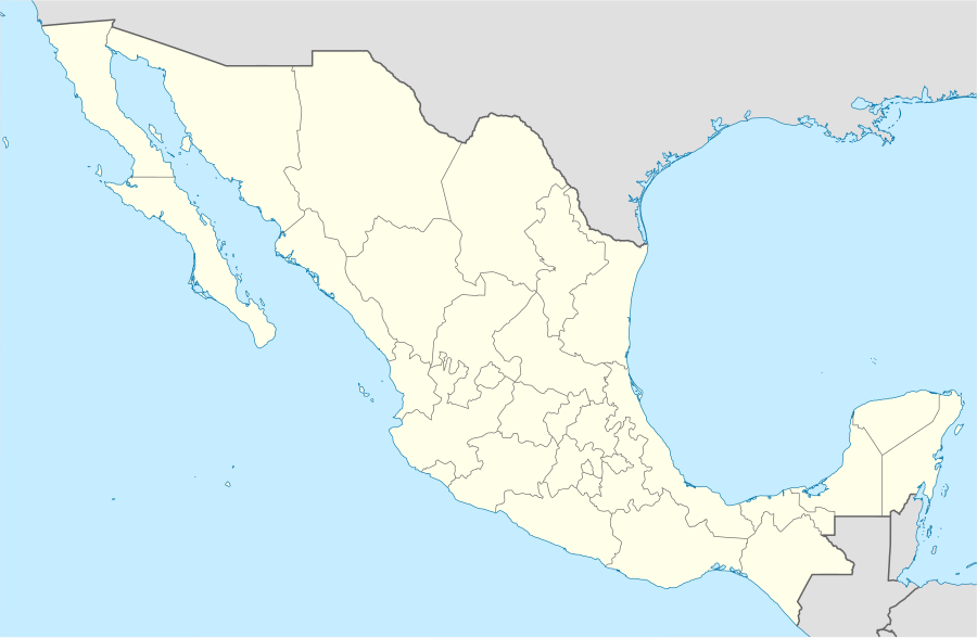 Map of Sears stores in Mexico